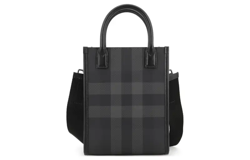 Burberry Calfskin Handbag, Shoulder Bag, Crossbody Bag Regular Men's Black