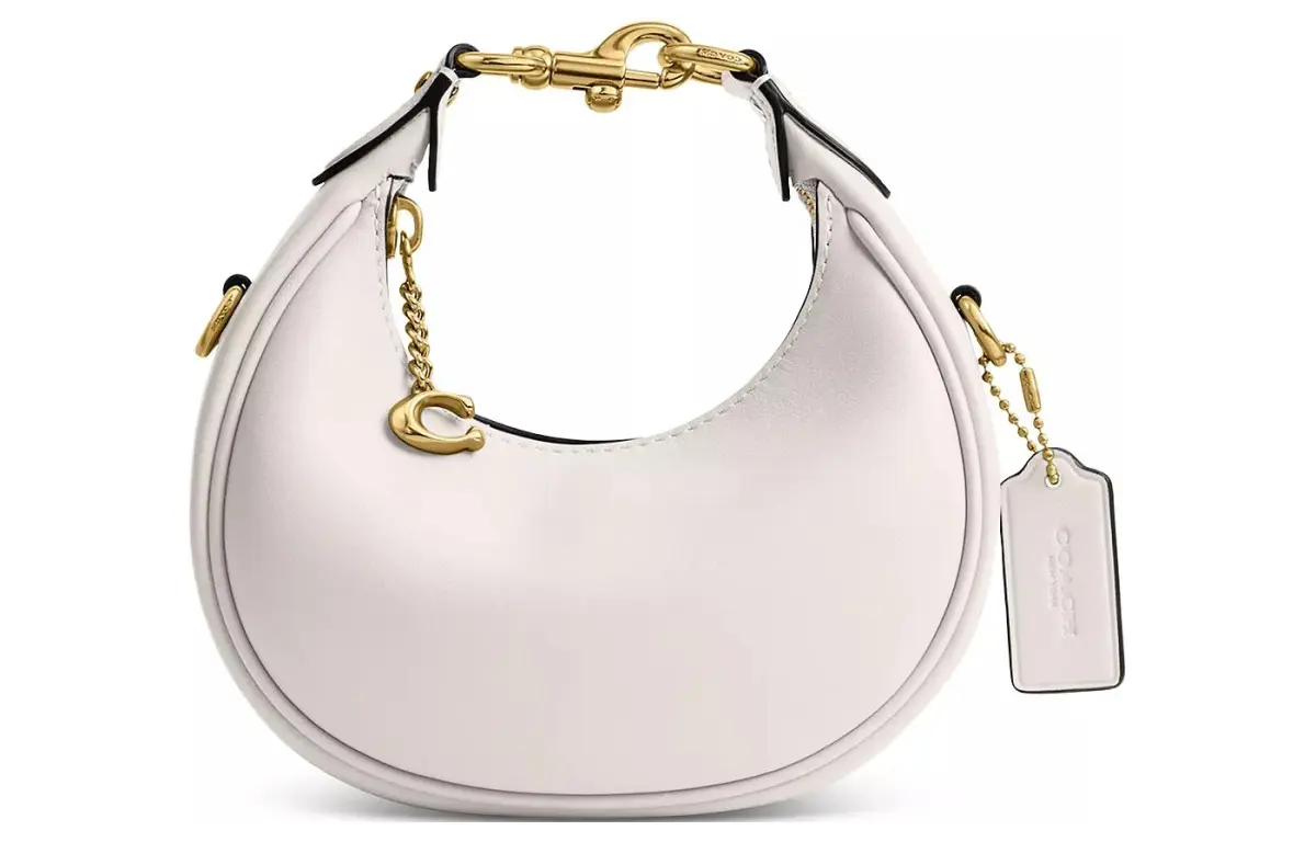 COACH JONIE Leather Handbags Mini Women's White