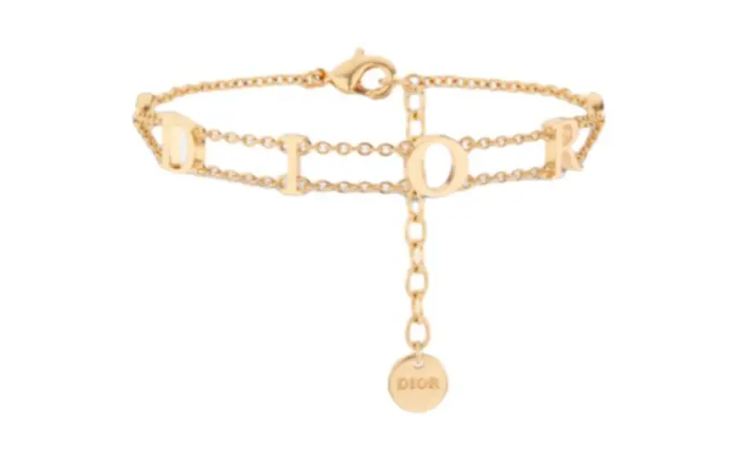 DIOR Metal, Crystal Bracelets Women's Gold