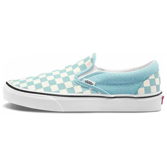 Slip On Classic Vans 'Aqua Haze Checkerboard'