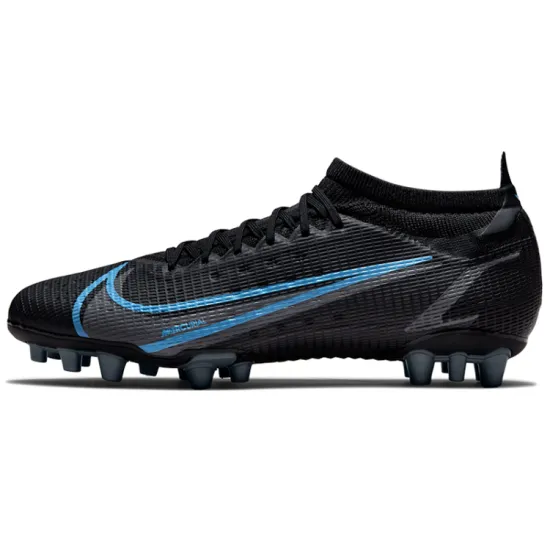 Nike Mercurial Vapor 14 Football Shoes Men Low-top Black/Blue