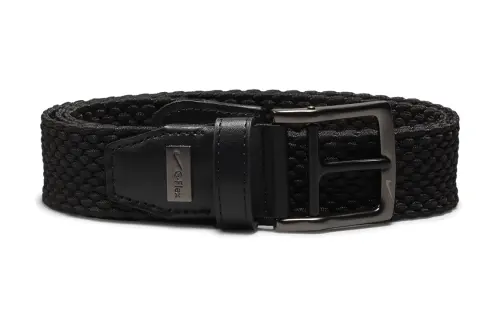Nike Woven Stretch Pin Buckle Belts Unisex Black