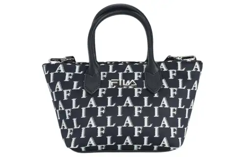 FILA Fabric, Polyurethane, PU, Synthetic Leather One Shoulder Handbag Extra Small Women's Legend Blue