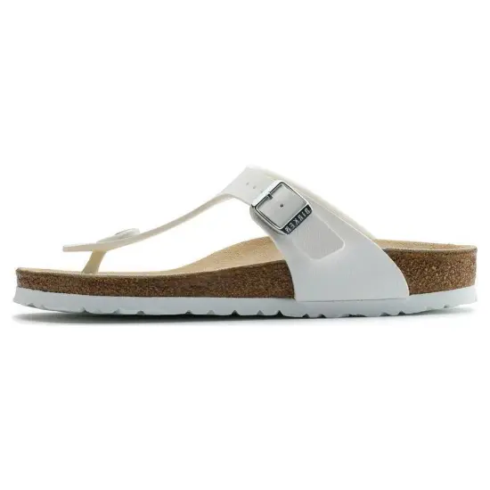 Birkenstock Gizeh Birko-Flor 'White'