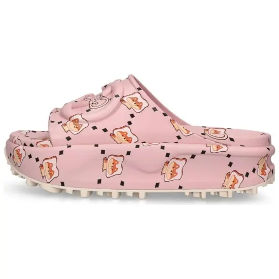 GUCCI Pikarar X GUCCI Women's Slide Sandal 'GG Animal Print   Light Pink' Women's