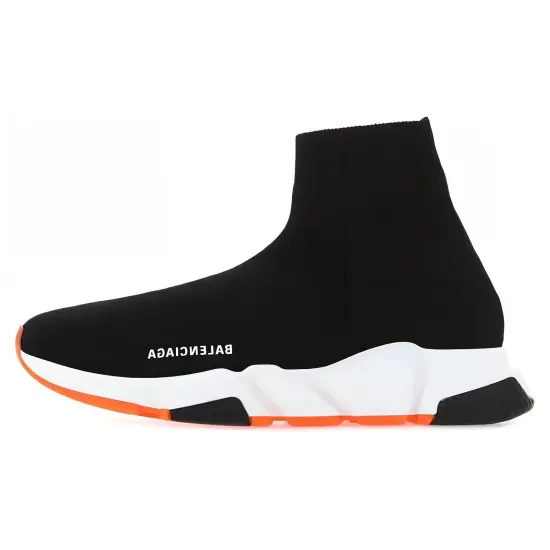 Balenciaga Speed Trainer Black White Orange