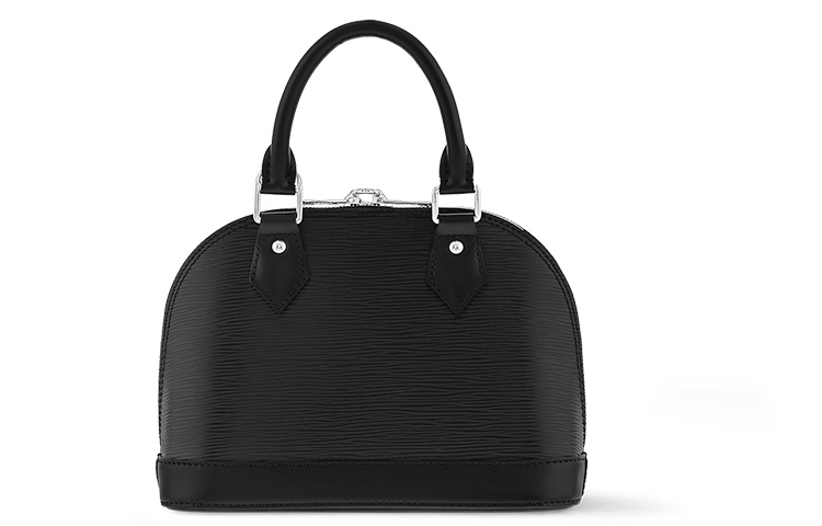 Женская сумка Louis Vuitton Alma BB (черная) — фото 3