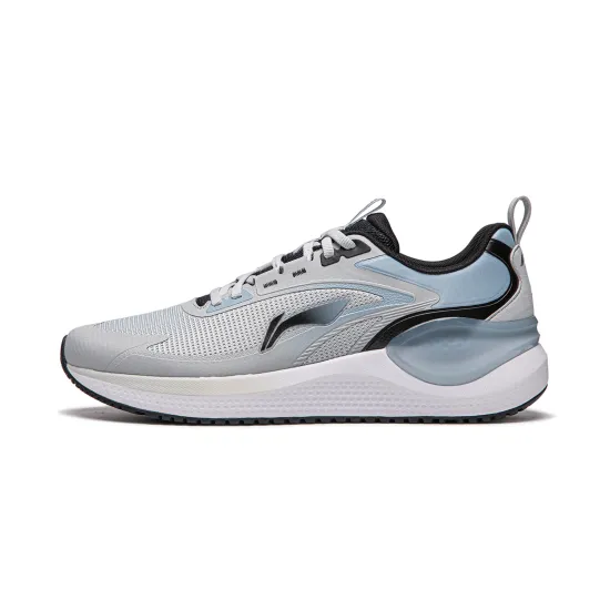 LINING Eazgo V2 Running Shoes Men Low-Top Gray Blue
