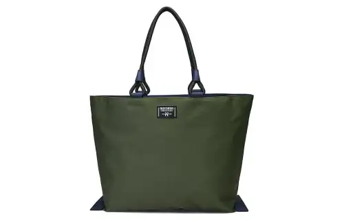 Skechers Fabric Tote Bag, Shopping Bag, Handbag, Shoulder Bag Regular Unisex Rosemary & Iris Blue
