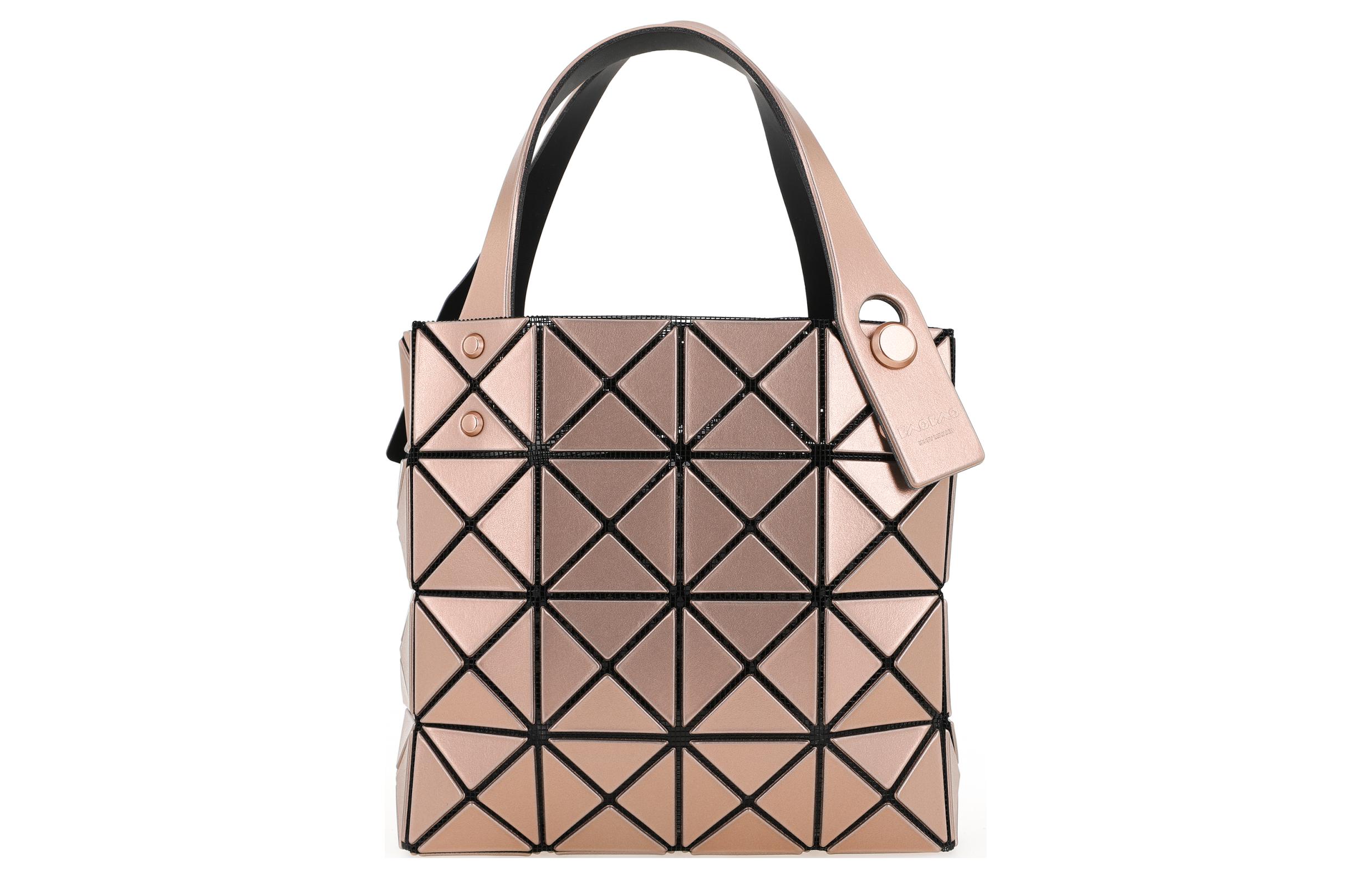 ISSEY MIYAKE Lucent Boxy Polyvinyl Chloride Resin Tote Bag, Shopping Bag, Handbag Mini Unisex Orange