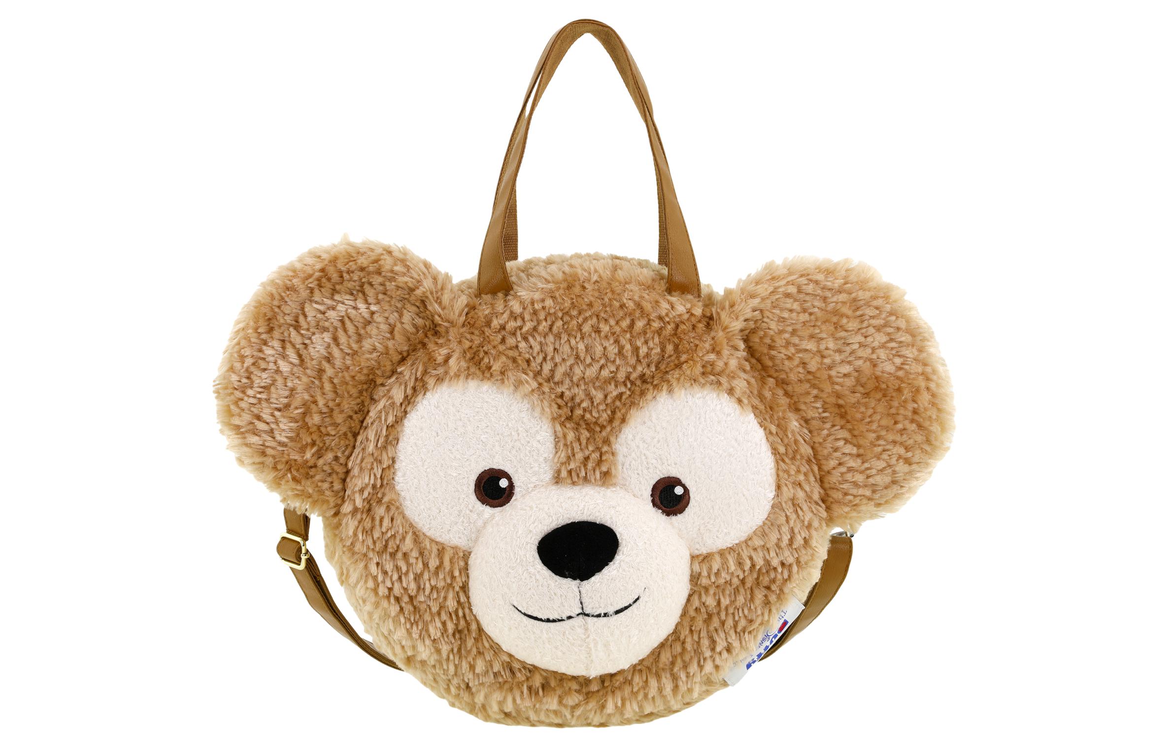 Disney Plush One Shoulder Handbag Medium Women's Brown & White