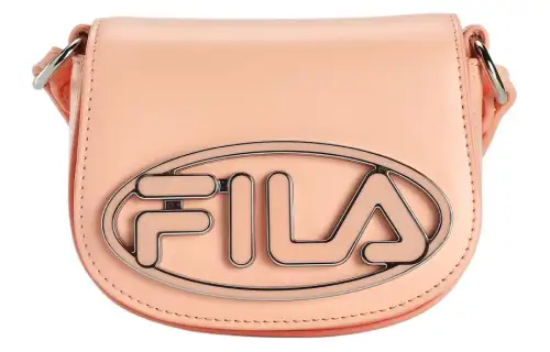 FILA Polyurethane Shoulder Bag, Crossbody Bag Extra Small Women's Orange Pink