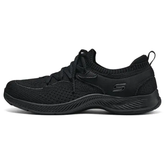 Skechers Sport Cushioning Breathable Low-Top Casual Shoes Women's Black