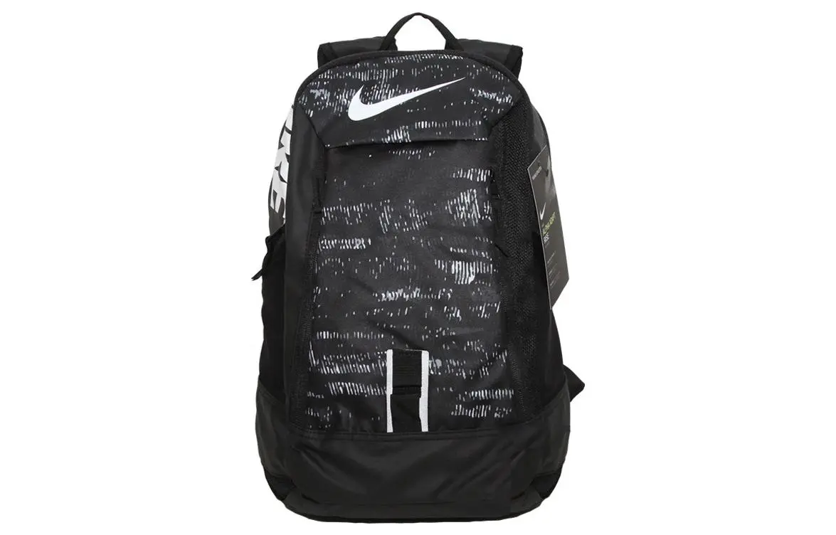 Nike Polyester Backpack Regular Unisex Black White