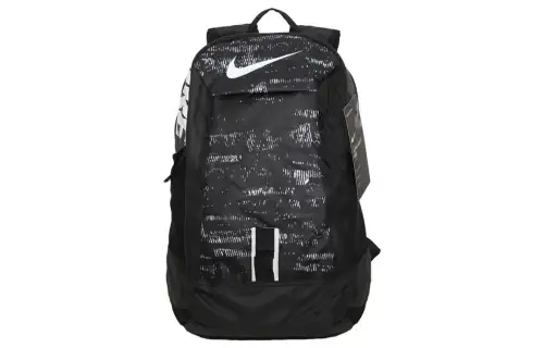 Nike Polyester Backpack Regular Unisex Black White