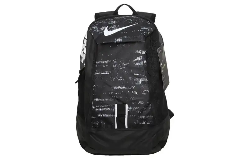 Nike Polyester Backpack Regular Unisex Black White