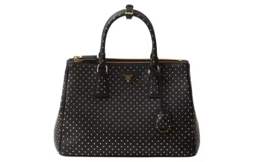 PRADA Leather Shoulder Bag, Crossbody Bag, Handbag Large Women's Black
