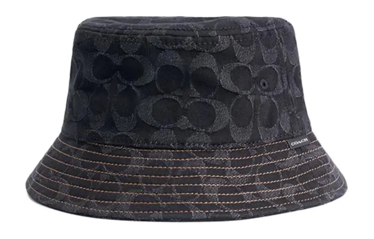 COACH Cotton Bucket Hats Women's Black