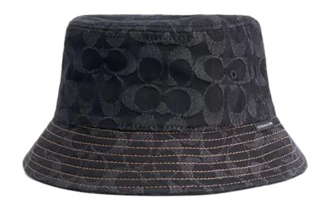 COACH Cotton Bucket Hats Women's Black