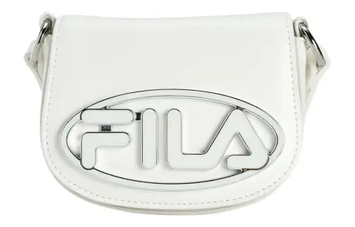 FILA Pu Shoulder Bag, Crossbody Bag Regular Women's Fresh Sweet Ivory