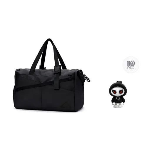 Venque Capacious sports bag wet and dry separation, sports universal linen bag, basketball shoulder bag, black travel bag, polyester