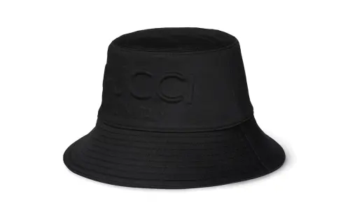 GUCCI Cotton, Viscose Bucket Hats Men's Black