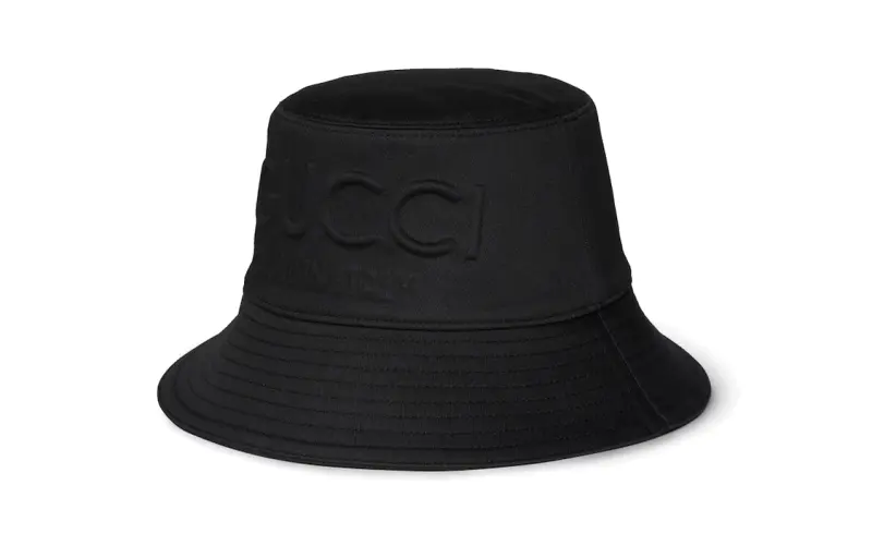 GUCCI Cotton, Viscose Bucket Hats Men's Black