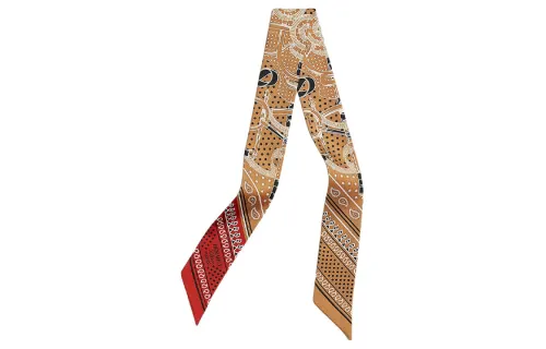 HERMES Scarves Women's Gilded Beige