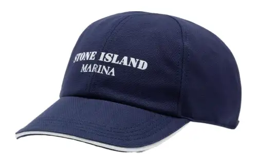 STONE ISLAND Logo-print Cotton Hat