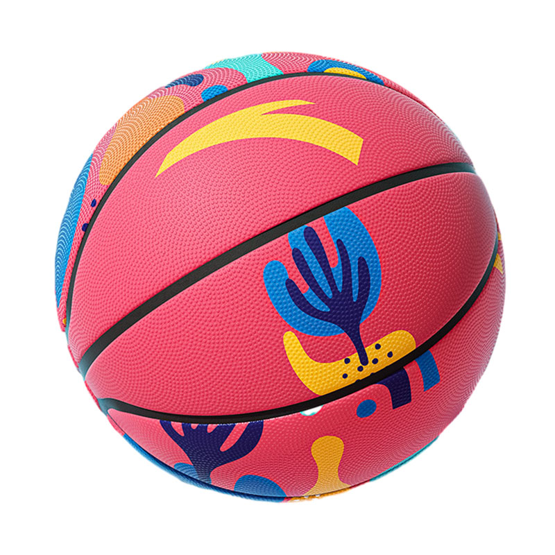Anta Rubber Basketball Fiery Red Size 5 Training Competition