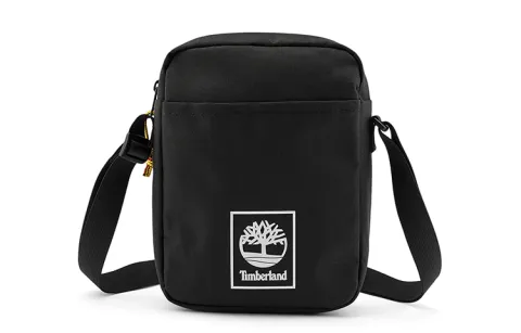 Timberland 4L Shoulder Bag, Crossbody Bag Polyester Black Unisex
