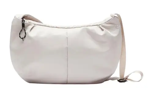 New Balance Polyester Crescent Bag, Crossbody Bag, Shoulder Bag Regular Unisex Cream