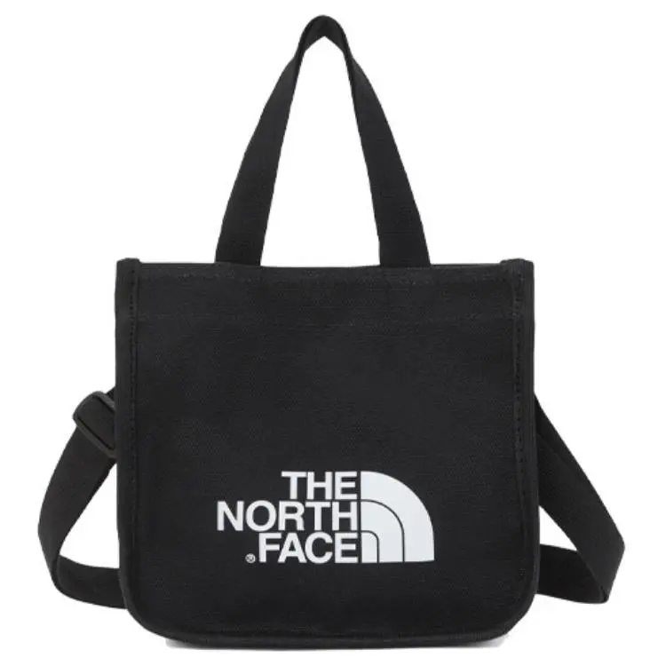 THE NORTH FACE 6L Tote Bag, Shopping Bag, Canvas Bag, Handbag, Crossbody Bag, Outdoor Bag Cotton Black Unisex
