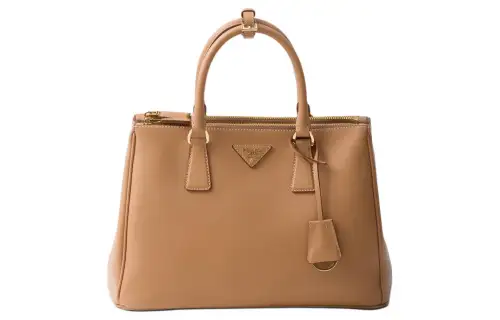 PRADA Leather Shoulder Bag, Crossbody Bag, Handbag Large Women's Brown
