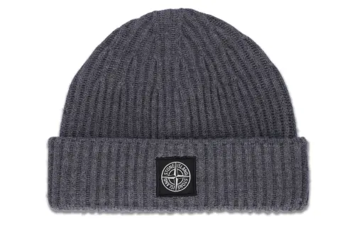 STONE ISLAND Logo Patch Beanie
