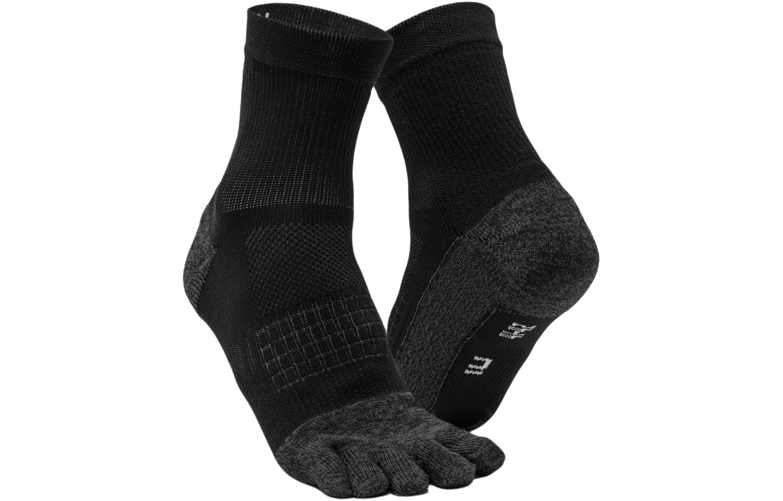 DECATHLON Crew Socks Unisex 1 Pack Black
