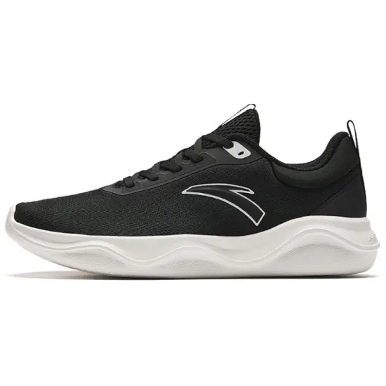 ANTA Training Shoes Men Low-Top Basic Black/Papyrus White