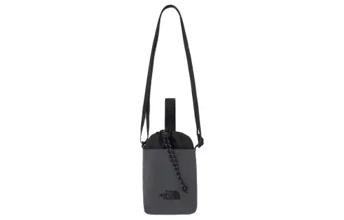 THE NORTH FACE 0.9L Shoulder Bag, Crossbody Bag, Outdoor Bag Nylon With Polyester Charcoal Unisex