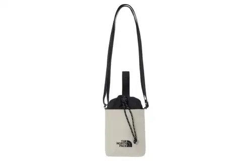 THE NORTH FACE 0.9L Handbag Outdoor Bag Nylon With Polyester Light Beige Unisex
