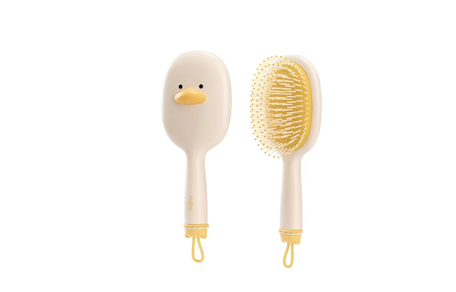Soft heel, air bag, curly yellow fuchsia massager for hair straightening, adds volume