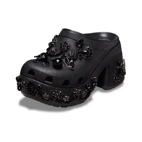 Crocs Siren Clog Simone Rocha Black