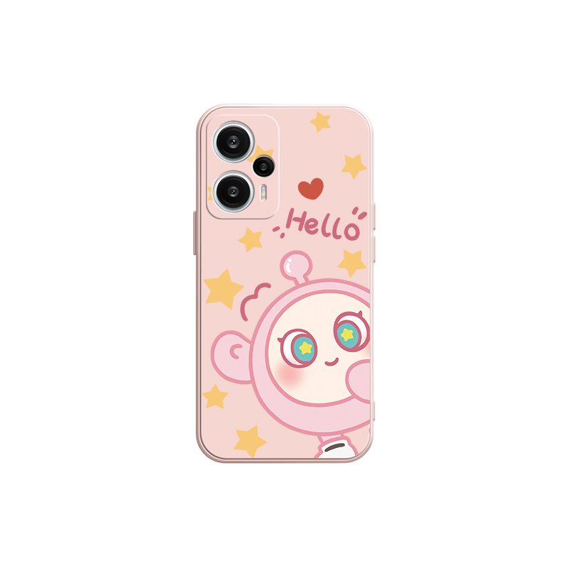Chuangdanone Silicone Material Egg Boy Party Cartoon Cute Girl Internet Celebrity Super Popular Mobile Phone Case Suitable for Xiaomi/MI/Redmi/K70/K60/K50/K40/NOTE13/14PRO/CIVI3/12/11/10S Japan and South Korea