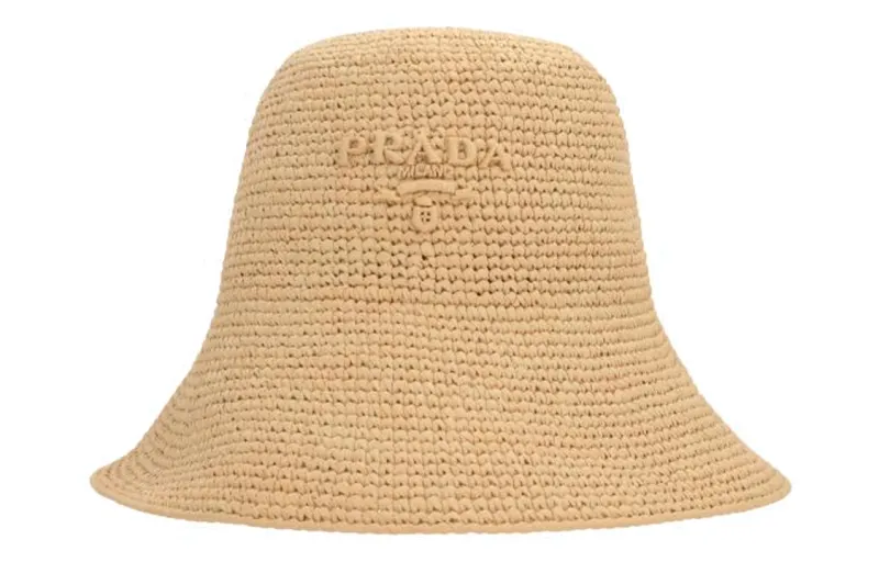 PRADA Logo Detailed Bucket Hat