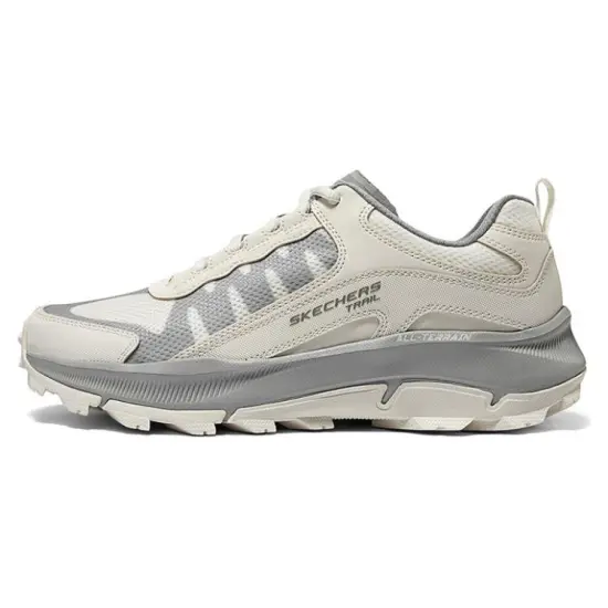 Skechers Cushioning Wear Resistant Low Top Casual Shoes Men's White Gray