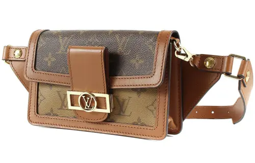 LOUIS VUITTON Bumbag Dauphine Monogram Reverse Brown