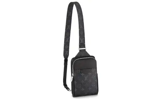 LOUIS VUITTON Outdoor Slingbag Taigarama Noir Black