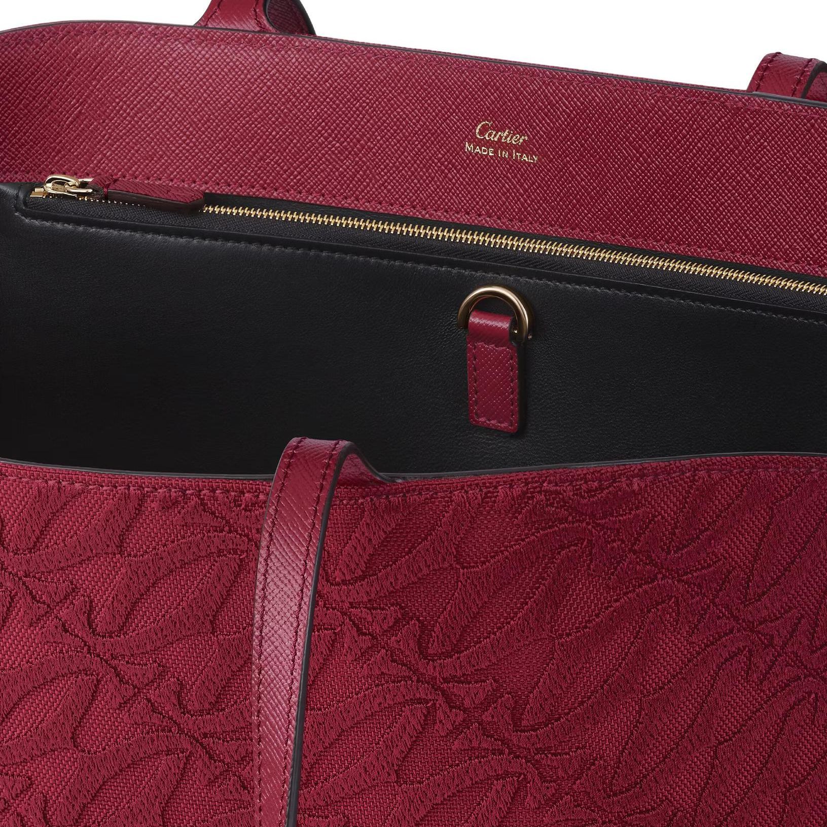 Сумка Cartier C de Cartier Tote (вишневая) — фото 3