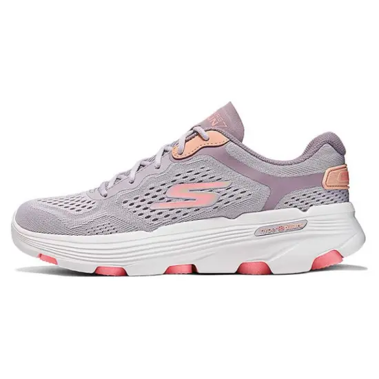 Skechers Cushioned Slip Resistant Breathable Quick Drying Low Top Casual Running Shoes Women's Pink White
