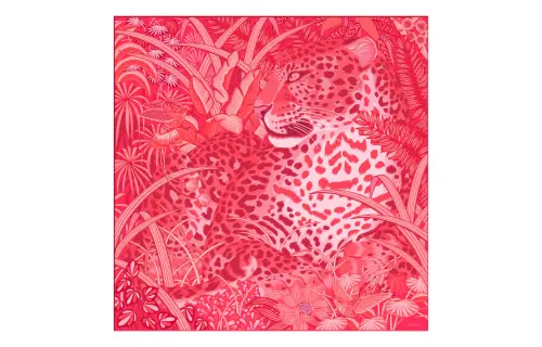 CARTIER Scarves Unisex Coral Pink