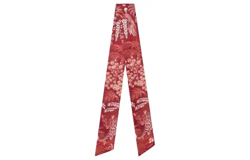 CARTIER Silk Scarves Women's Red